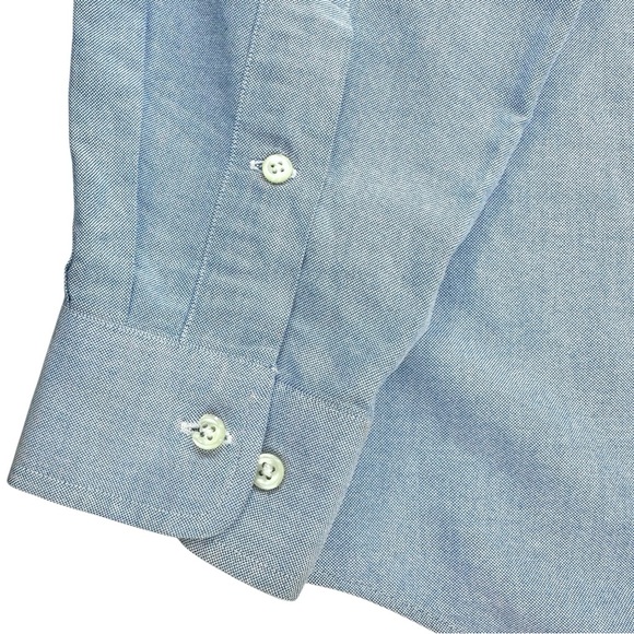 Vintage Ralph Lauren Yarmouth Blue Classic Button Up Oxford Shirt Overshirt - Picture 4 of 6